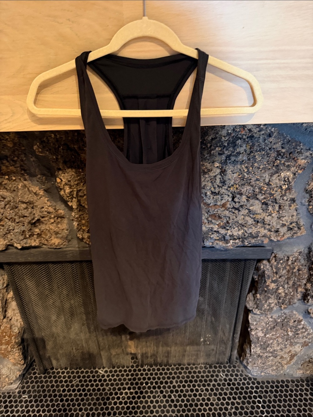 lululemon athletica Black Racerback Tank Top